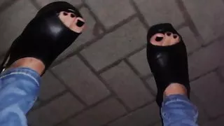 my blak platform wedges