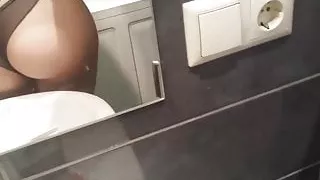 Dance in the bathroom