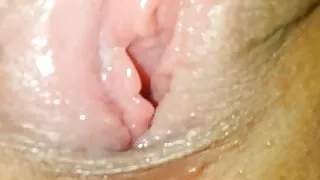 Close-up inside my pussy