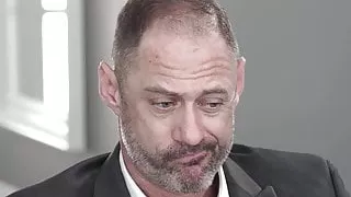 Young jock Casey Everett sliding on big stepdaddy cock