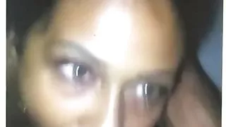 Choking and gagging on the dick