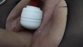 Deep fisting fat wifes huge pussy through ripped tights