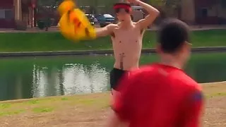 Young gay Jasper Robinson in cum inducing wank off session