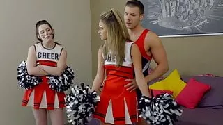 Bratty Sis - BFF Catches StepBro Creaming His Sisters Pussy!