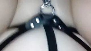 Fucking wearing used condom.