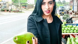 CARNE DEL MERCADO - Deep fucking with hot Latina newbie