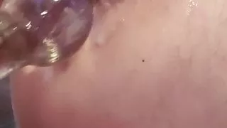 Ass playing close up