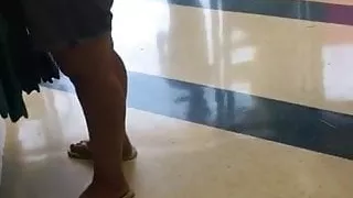 Latina With A Fat Ass in the Checkout Line