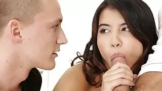 Hot couple and their bisex friend