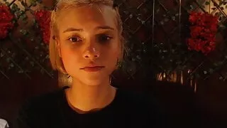 Webcam model goofing around