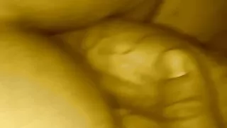 Slow motion dick flick