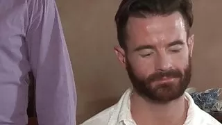 Burly stud Brendan Patrick spread eagle and analled lovingly