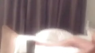 Asian girl moaning with pleasure