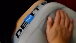 Spanking my wife's horny ass