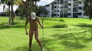 My wife plays golf 2 - public course