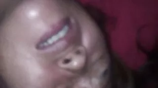 She is moaning when having my cock inside.