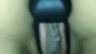 Tied up slave getting fucked with buttplug in her ass