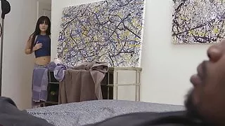 OnlyTeenBlowjobs Naughty Houseguest Wants BBC in Throat!