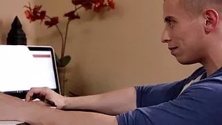 NextDoorBuddies Cute Nerd Takes A Bareback Dick Study Break