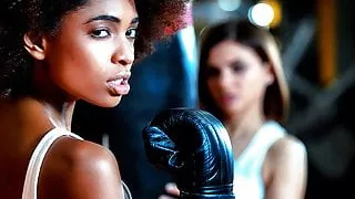 Sporty babes Erika and Luna