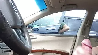 Flashing older Mexican lady, shocked!