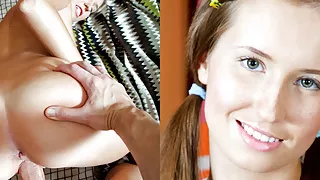 Deluxe skinny teen trouble fuck with close holes 25