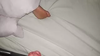 Cum on wife feet