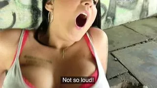 Public Agent – Sticky facial for busty hot Czech teen