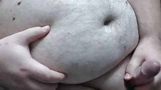 fat chub bear stroking dick