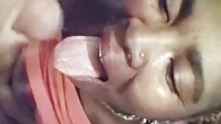 Auntie fucked back and swallowed big load