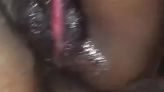 Ebony babe having anal sex