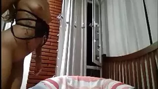 Webcam Slut Naomi Burning works her pussy on a dildo