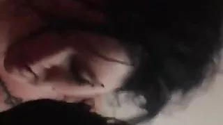 tatted goth girl punished