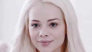 Black muff diver with small tits licked by cute white girl