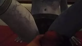 old cum tribute vid i did for a friends tkm character