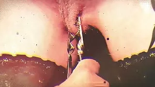 Candee Licious bondage slave in a hairy fetish extreme fuck