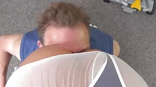 Fitness Rooms Morgan Rodriguez ripped tights hard fast fucki