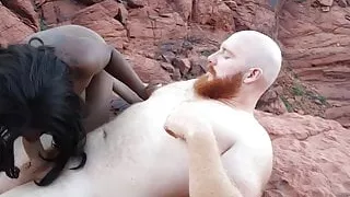 dark skin hottie out doors