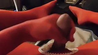 Sperma, Schwuler Sex, Strumpfhose