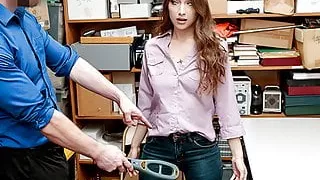 ShopLyfter - Security Bones Cute Thief In Backroom