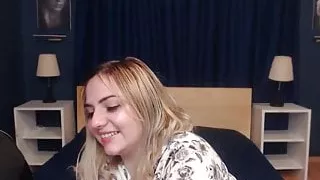 Hot chubby blonde Rides Her Horny Partner Cock