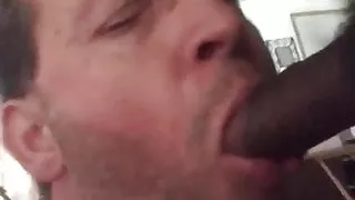 White sissy always  begs for bbc