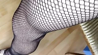 walking in fishnets