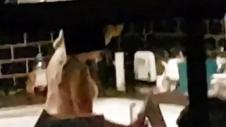 Peeping on next door neighbour