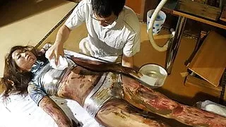 Kinky Japanese chick Seto Himari takes it in the rear