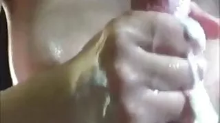 5 star BWC jerked by busty Asian GF