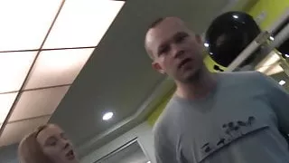 naive cuckold watches comely girlfriend  fucked hard by stranger