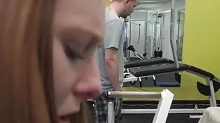 Naughty guy picks up young hottie and fucks her right in gym