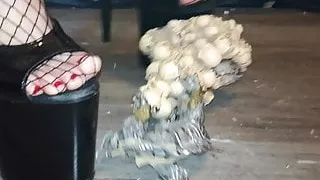 Lady L crush angry dragon.