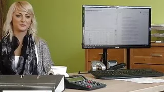 Angelface with perfect teen body pays with sex for her bills